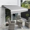 4.5m Full Cassette Electric Awning, Silver